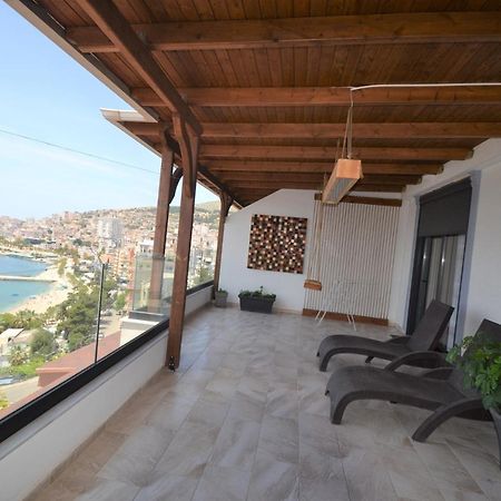 Luxury Penthouse B&E Lägenhet Sarandë Exteriör bild