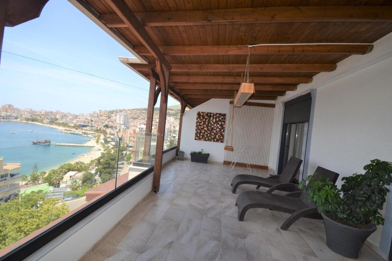 Luxury Penthouse B&E Lägenhet Sarandë Exteriör bild