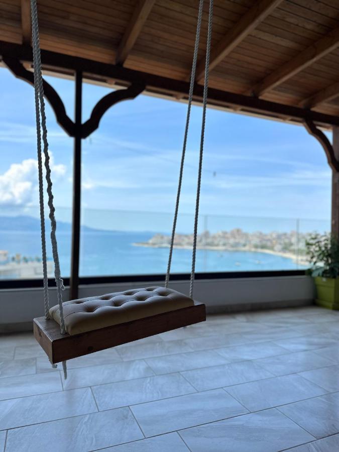 Luxury Penthouse B&E Lägenhet Sarandë Exteriör bild