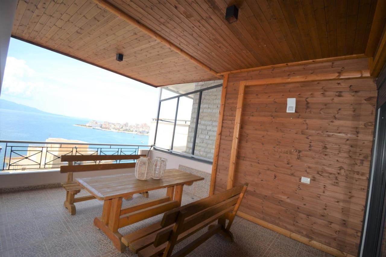 Luxury Penthouse B&E Lägenhet Sarandë Exteriör bild