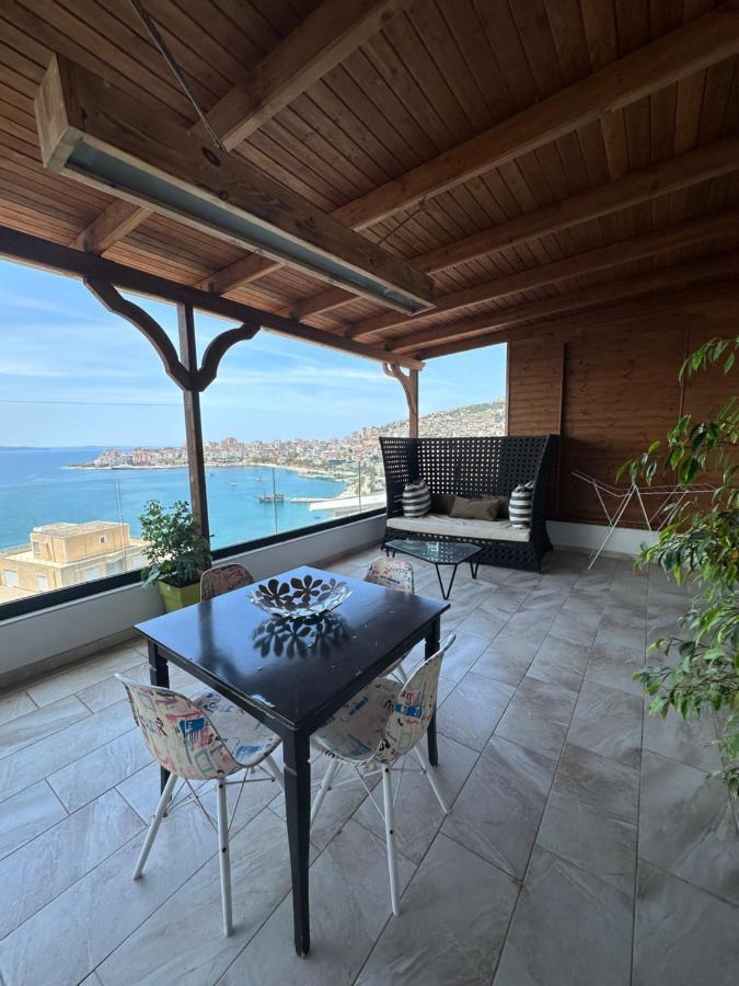 Luxury Penthouse B&E Lägenhet Sarandë Exteriör bild