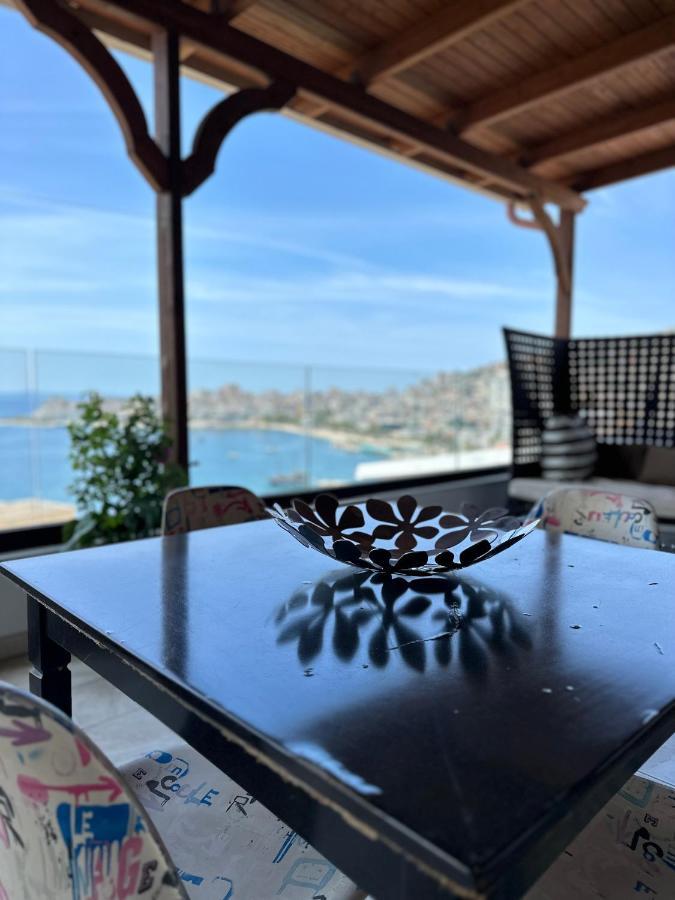 Luxury Penthouse B&E Lägenhet Sarandë Exteriör bild